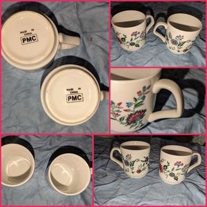 Set of two tea cups